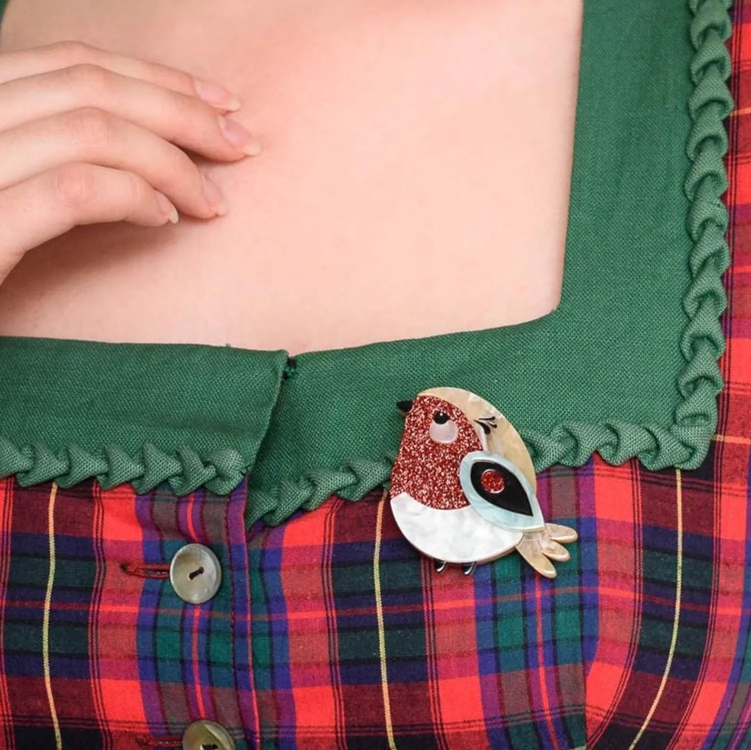 Red Robbin Brooch^Erstwilder Clearance