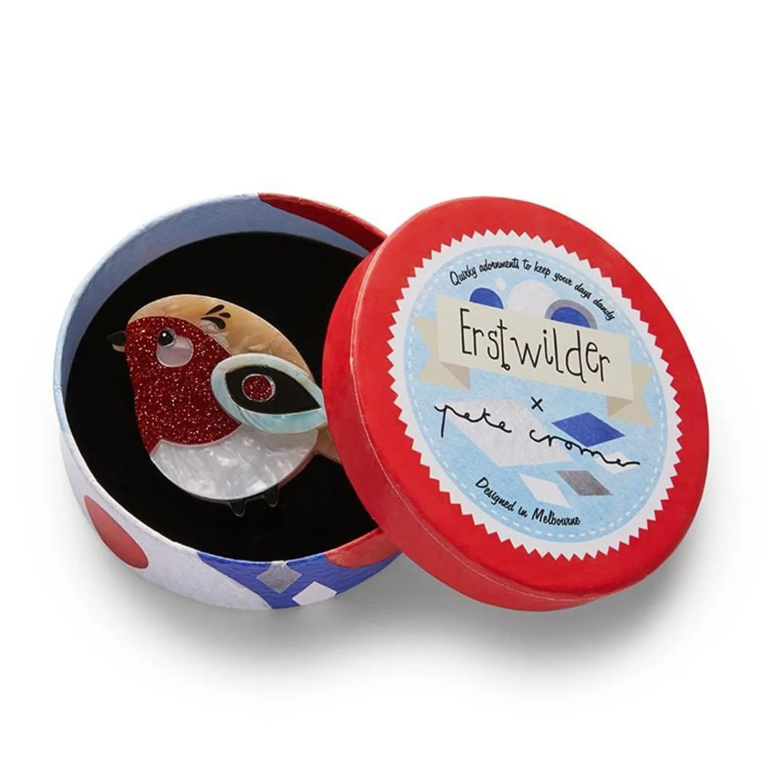 Red Robbin Brooch^Erstwilder Clearance
