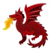 Reign Of Fire Brooch^Erstwilder Hot