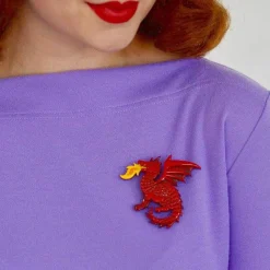 Reign Of Fire Brooch^Erstwilder Hot