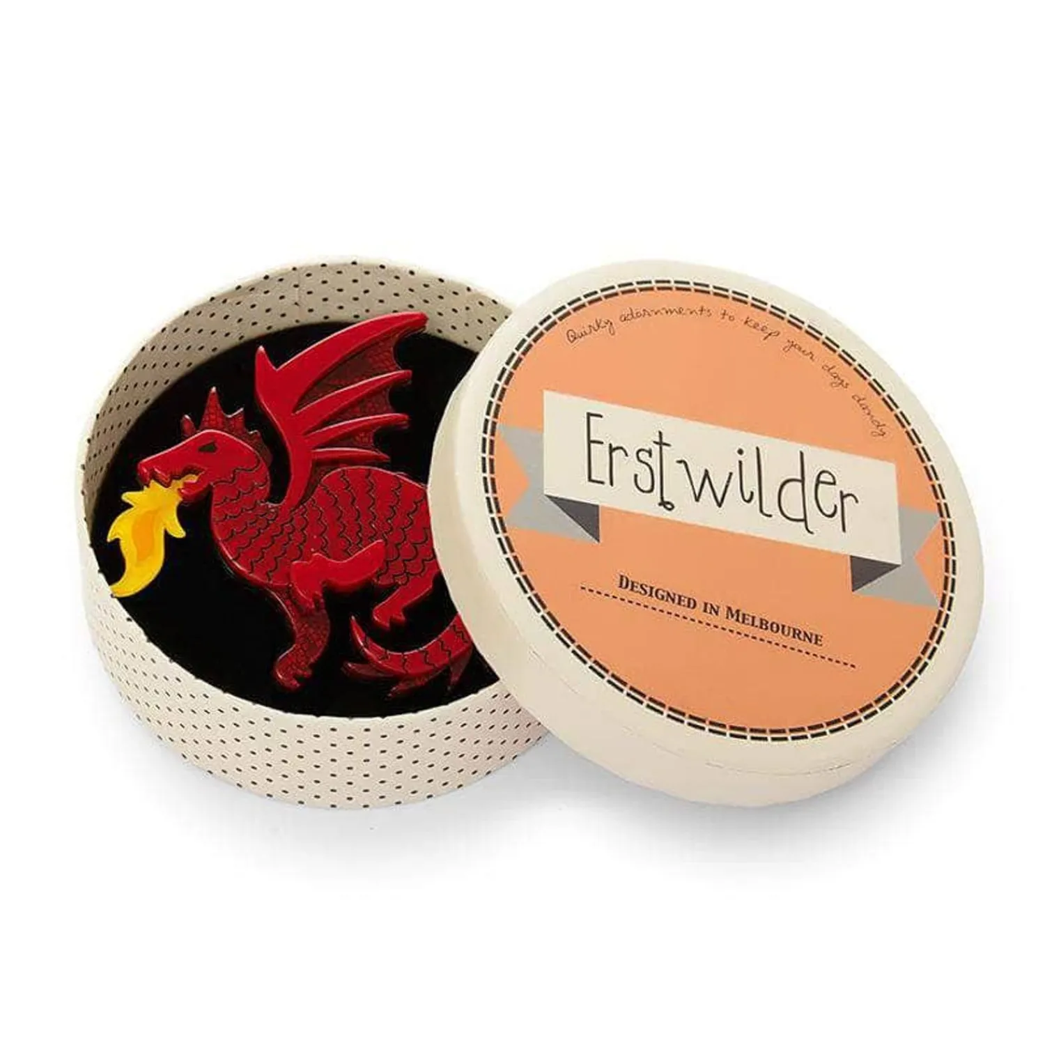 Reign Of Fire Brooch^Erstwilder Hot