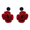 Remembrance Poppy Drop Earrings^Erstwilder New