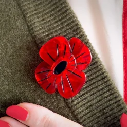 Remembrance Poppy Mini Brooch^Erstwilder Online