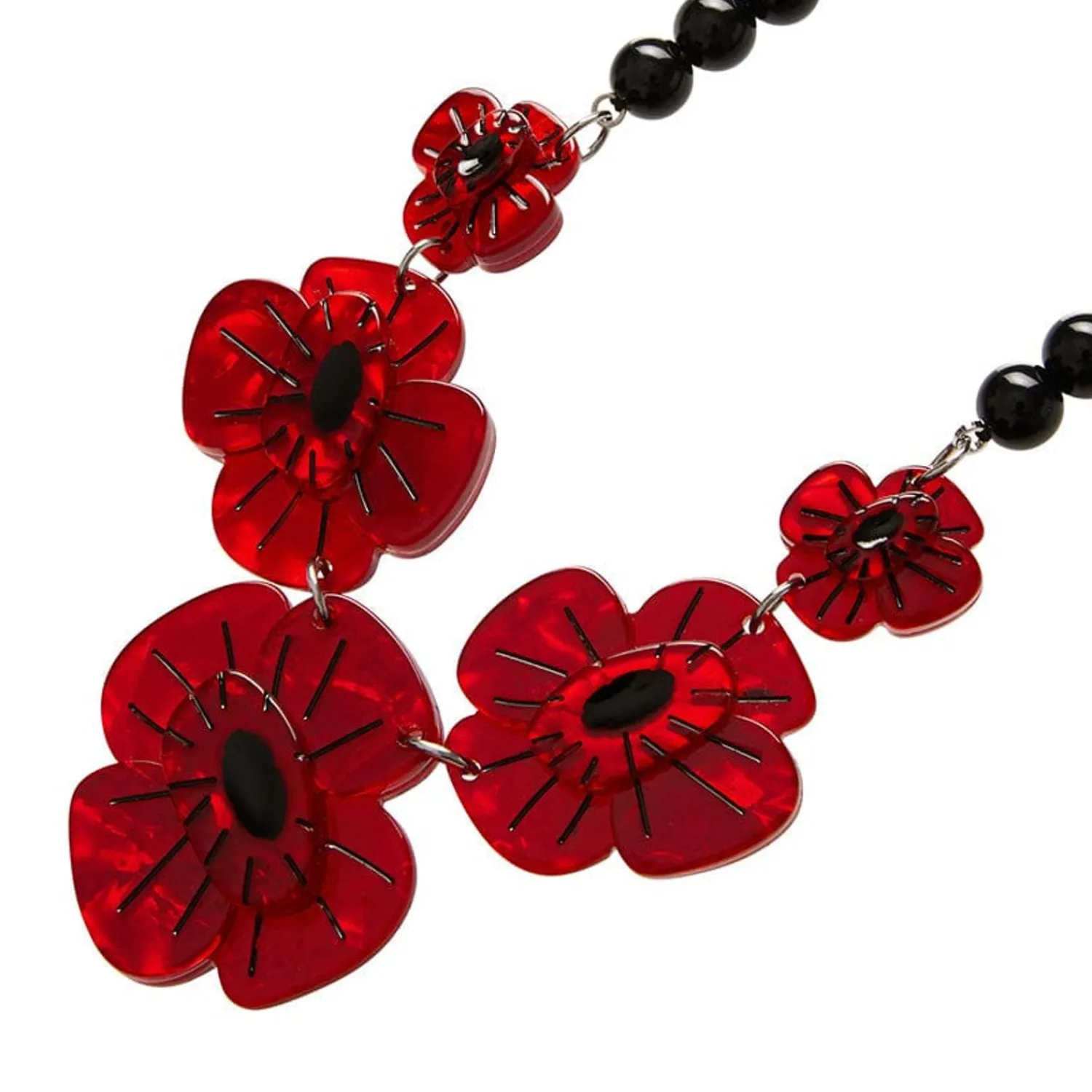 Remembrance Poppy Necklace^Erstwilder Outlet