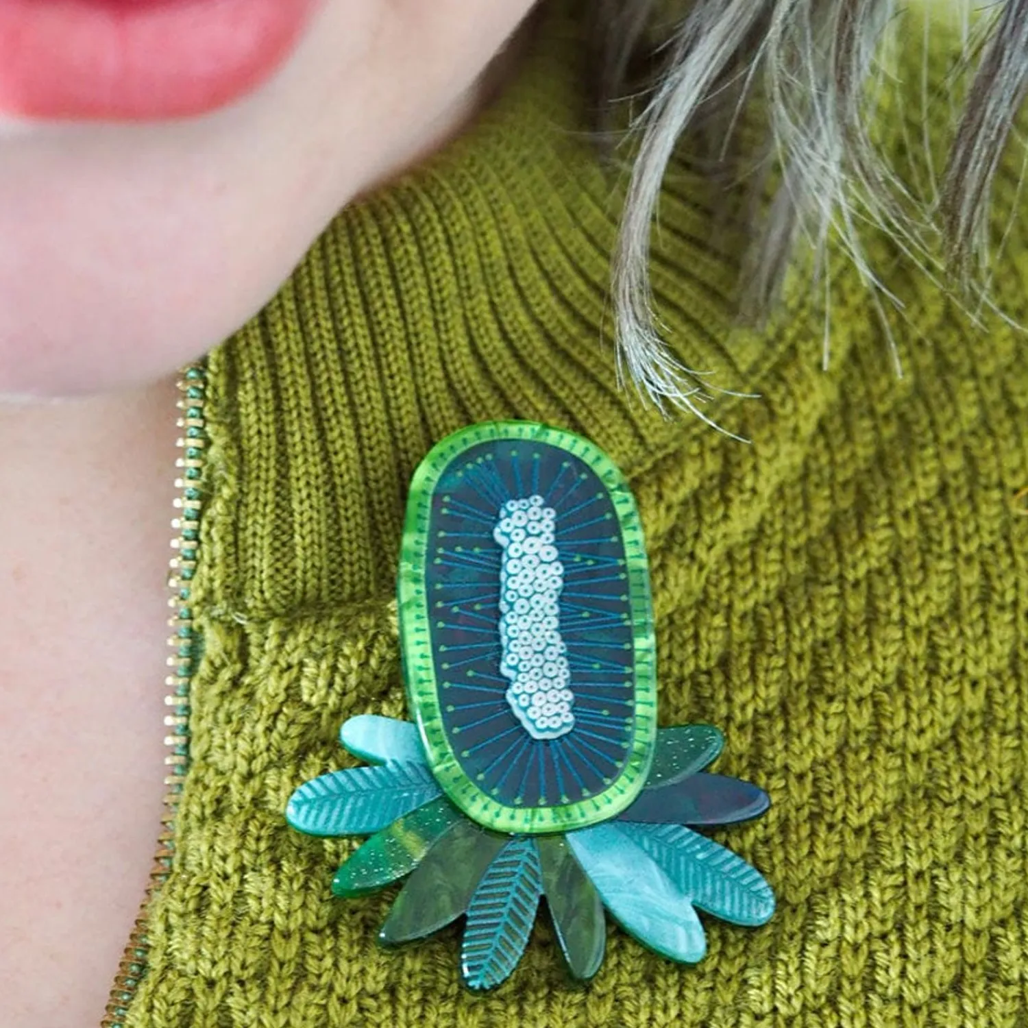 Rhapsody In Blue Brooch^Erstwilder Outlet