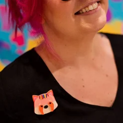 Rhonda The Red Panda Brooch^Erstwilder Clearance