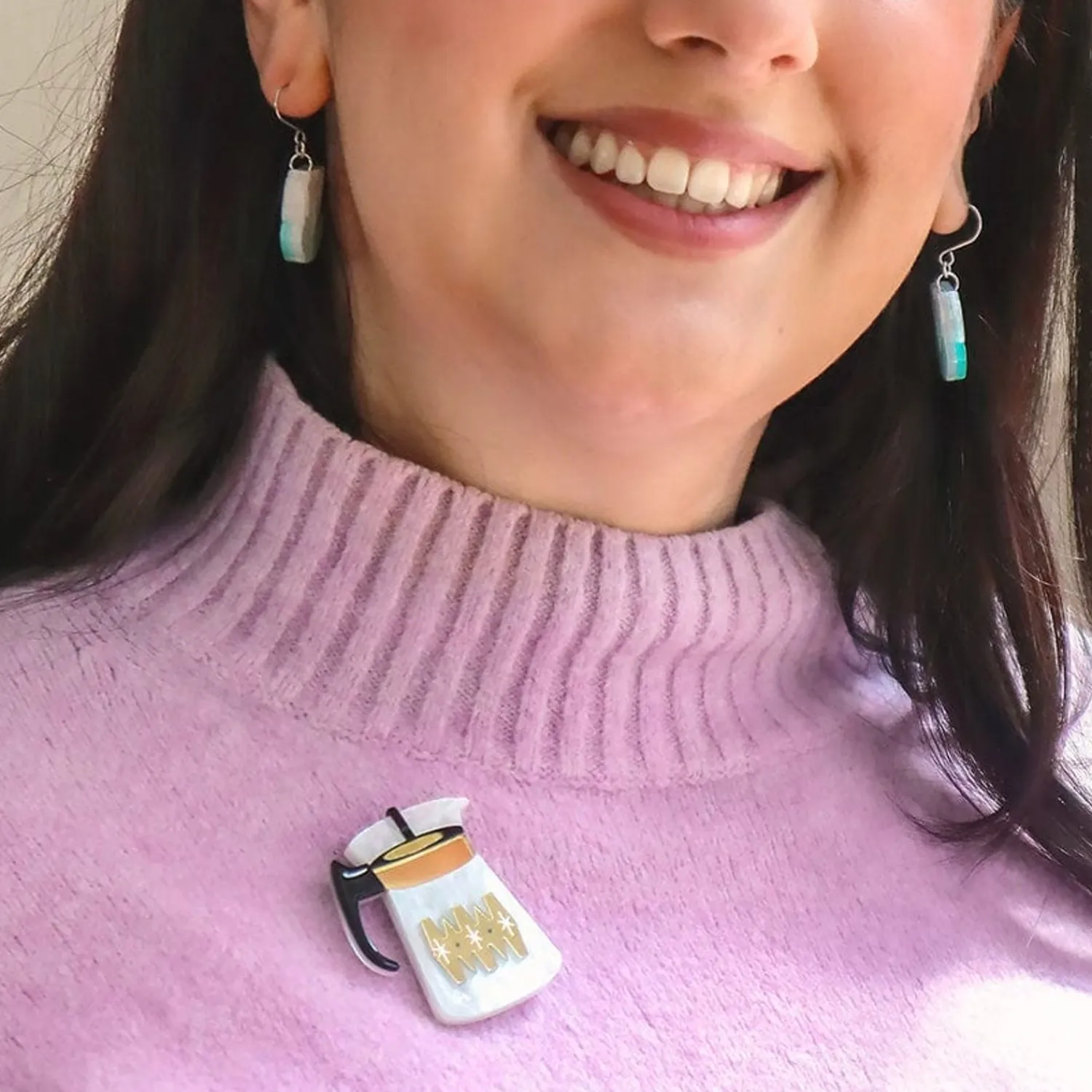 Rise And Grind Brooch^Erstwilder Online