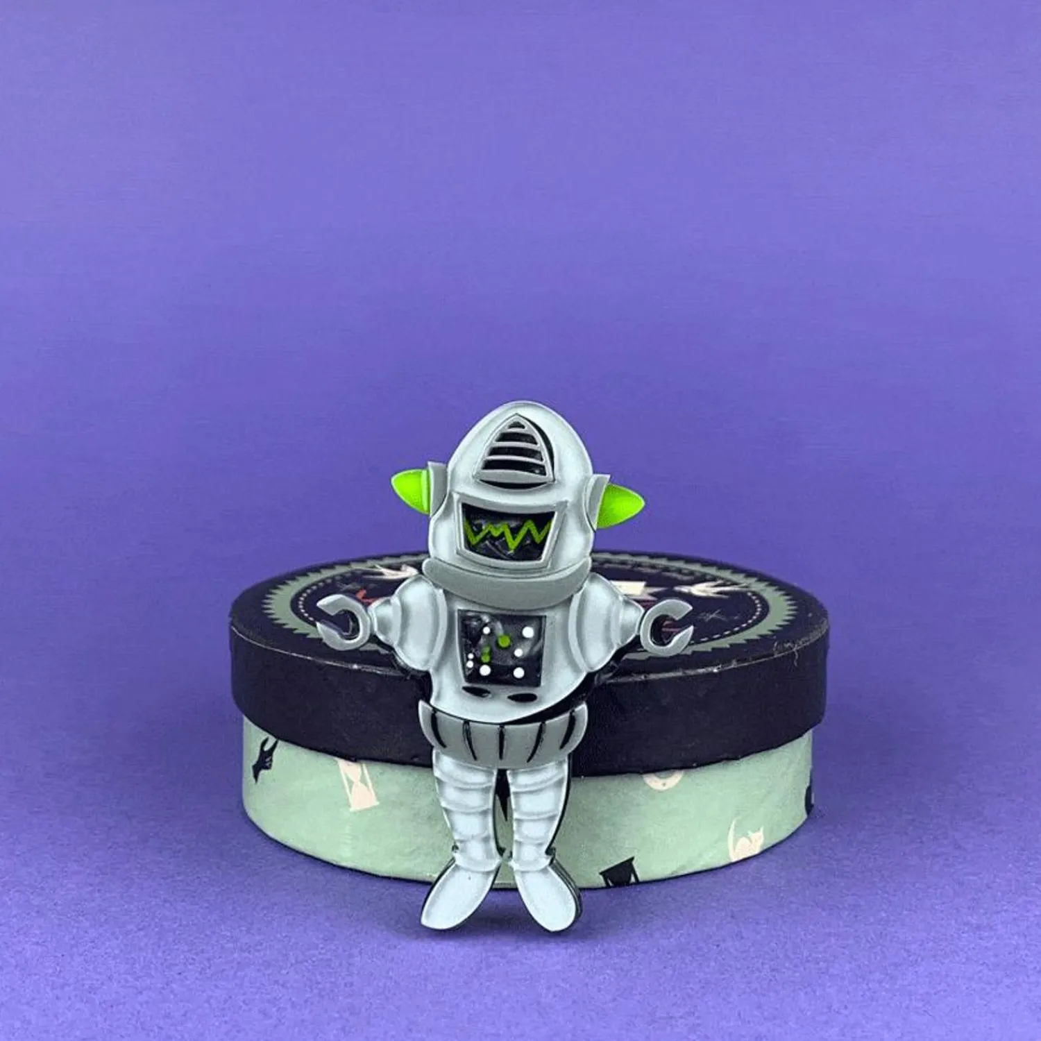 Robert The Rational Robot Brooch^Erstwilder Clearance