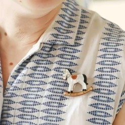 Rocking Reminiscence Mini Brooch^Erstwilder