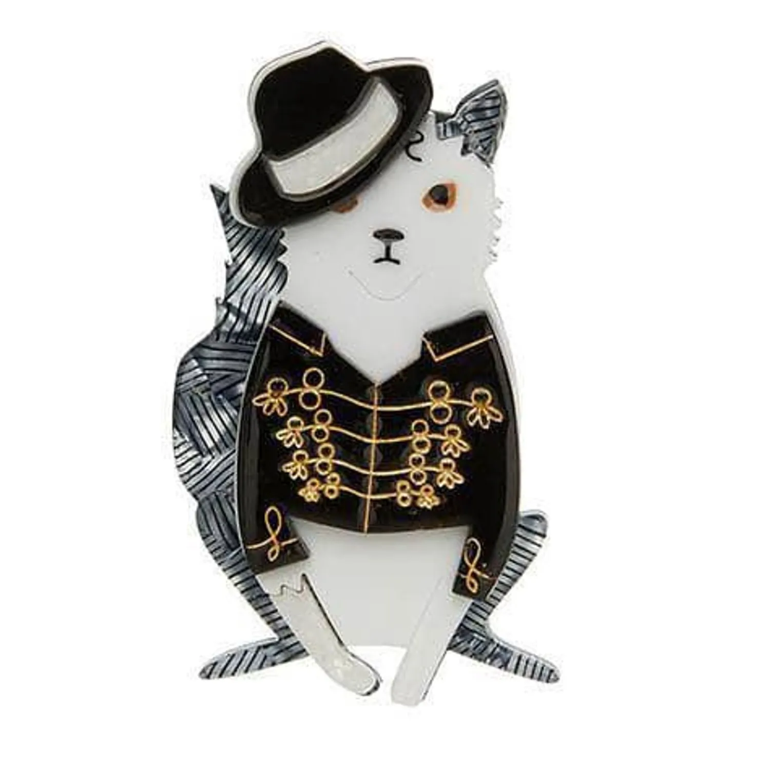 Rock With You Cat Brooch^Erstwilder