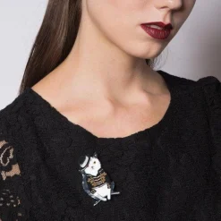 Rock With You Cat Brooch^Erstwilder