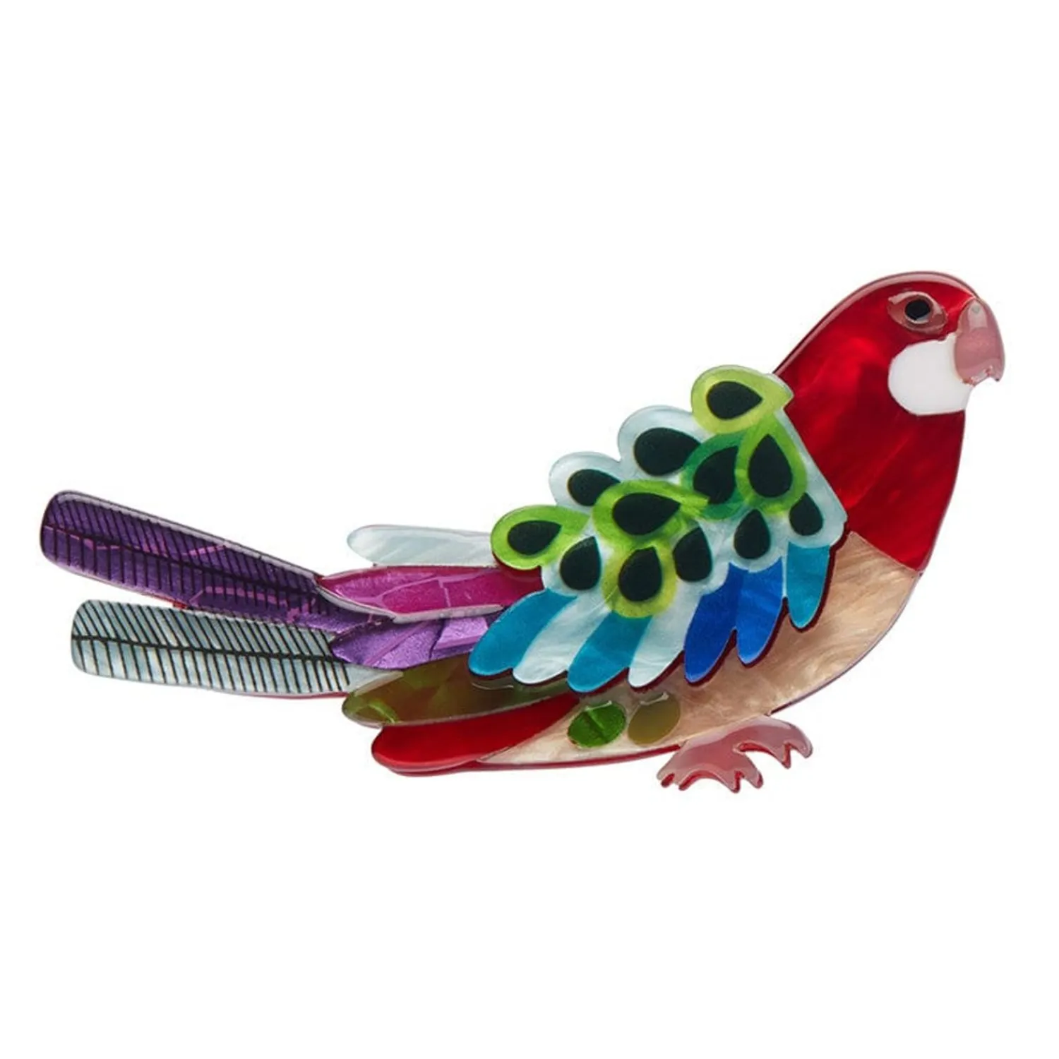 Rosie Rosella Brooch^Erstwilder