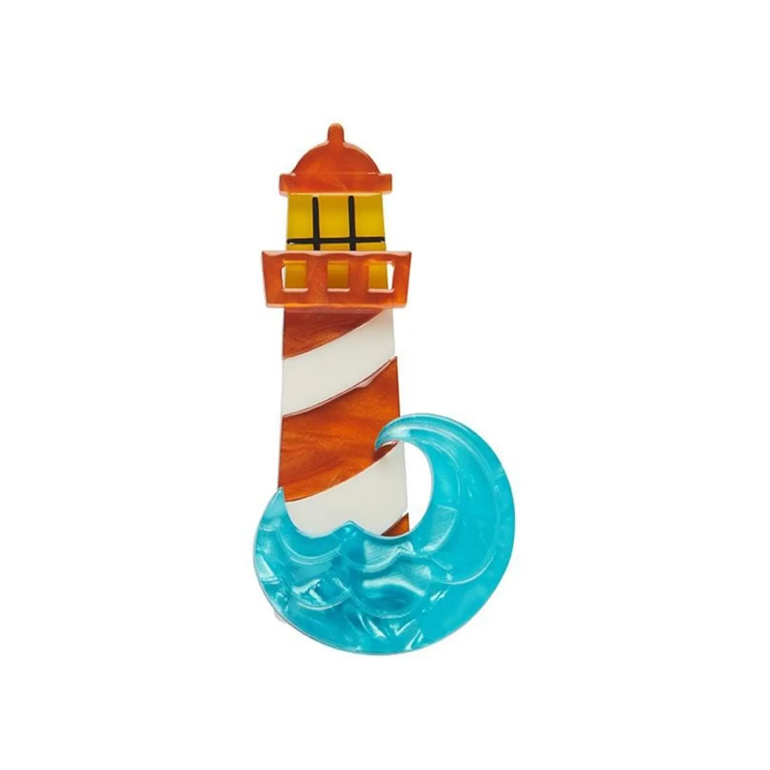 Round The Twist Mini Brooch^Erstwilder New