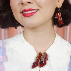 Ruby Slippers Brooch^Erstwilder Best