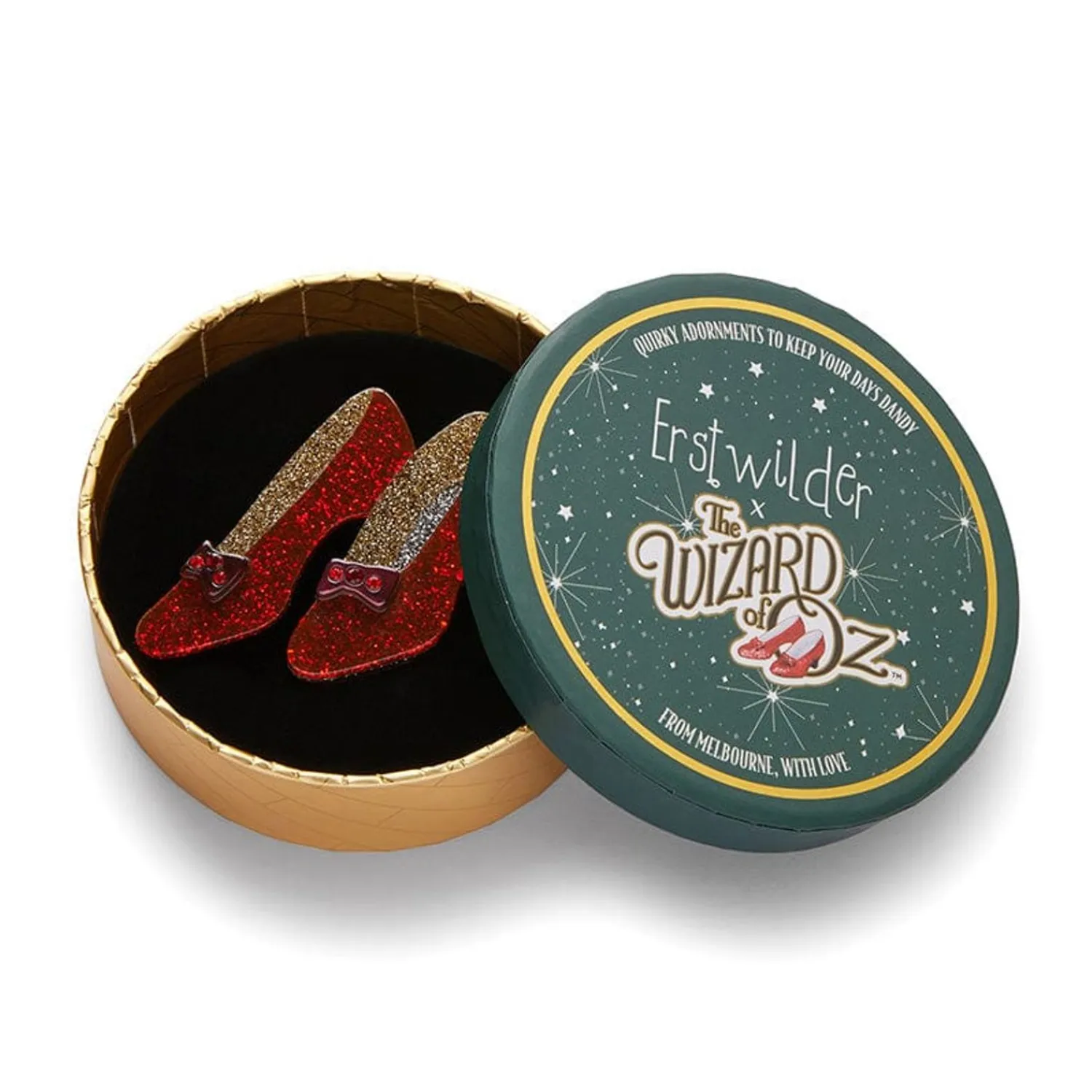 Ruby Slippers Brooch^Erstwilder Best