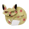 Sacha Sleeping Fox Brooch^Erstwilder Online