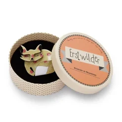 Sacha Sleeping Fox Brooch^Erstwilder Online