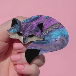 Saffron The Sleeping Fox Brooch^Erstwilder Best