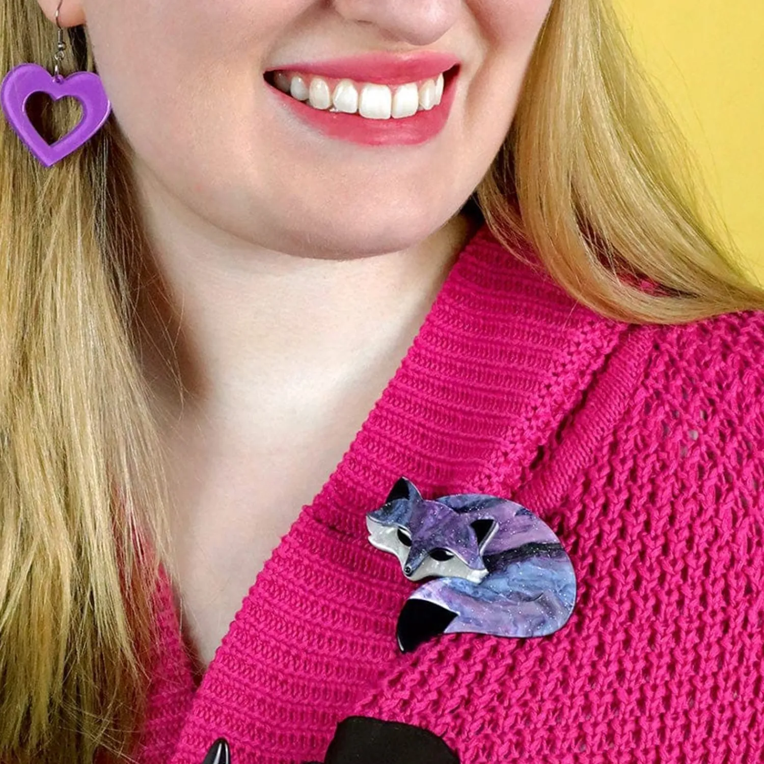 Saffron The Sleeping Fox Brooch^Erstwilder Best