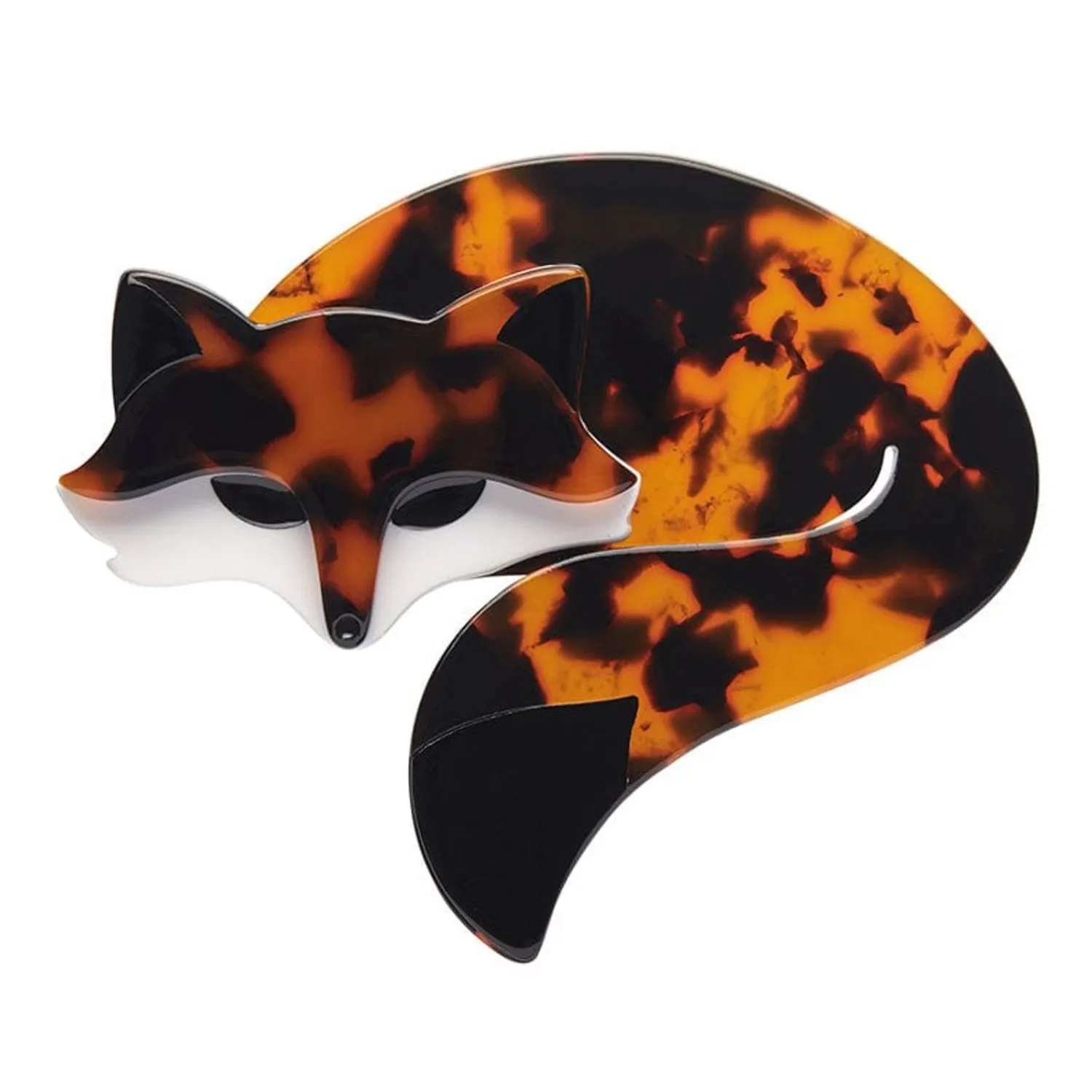 Saffron The Sleeping Fox Brooch^Erstwilder Outlet