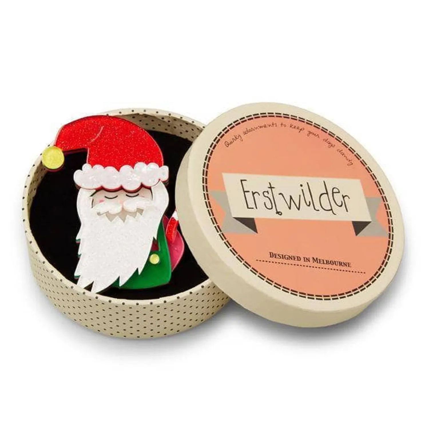 Saint Nick Brooch^Erstwilder Hot