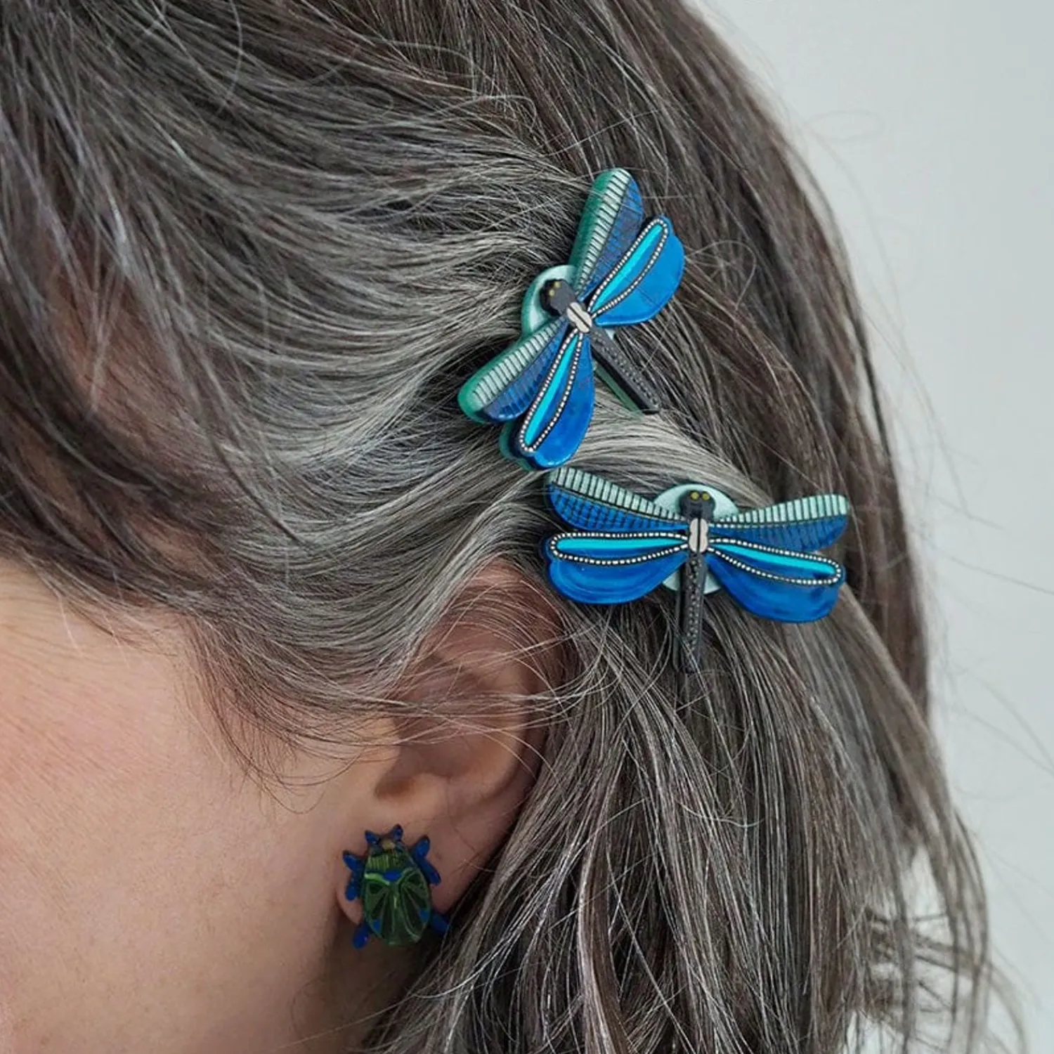 Sapphire Sky Dancer Hair Clips Set - 2 Piece^Erstwilder Discount