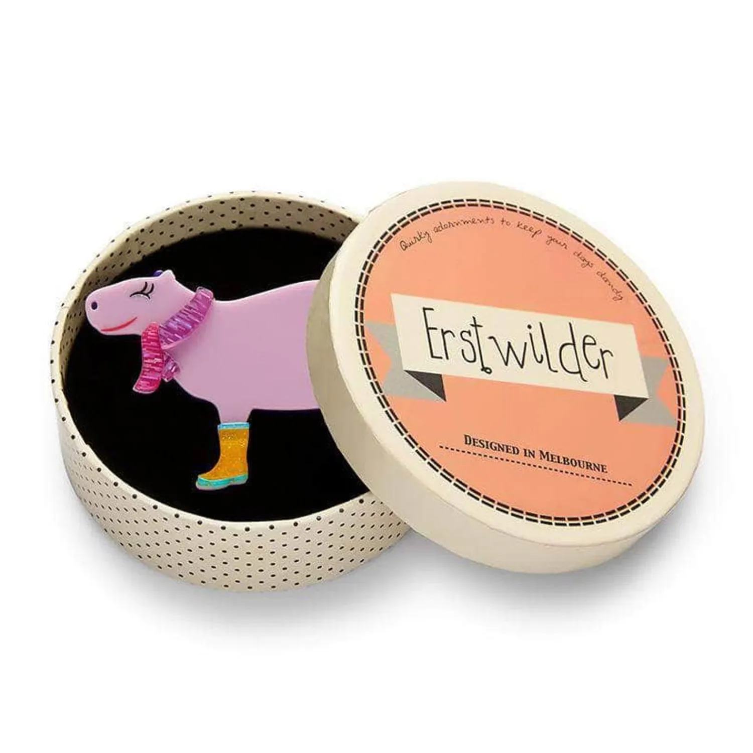 Sara The Capybara Brooch^Erstwilder Hot