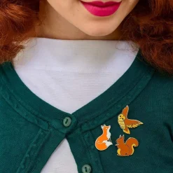 Scrupulous Squirrel Enamel Pin^Erstwilder