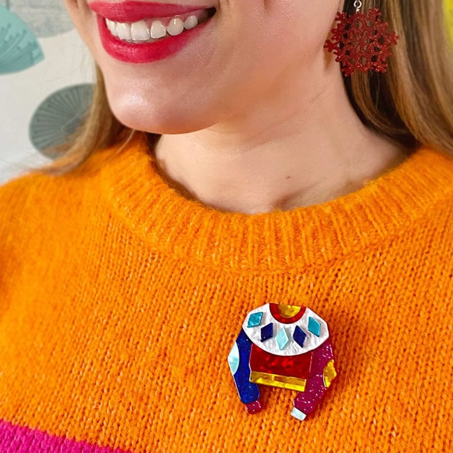 Seasonal Sweater Brooch^Erstwilder Sale