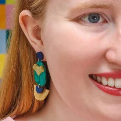 Secret Scarab Drop Earrings^Erstwilder Clearance