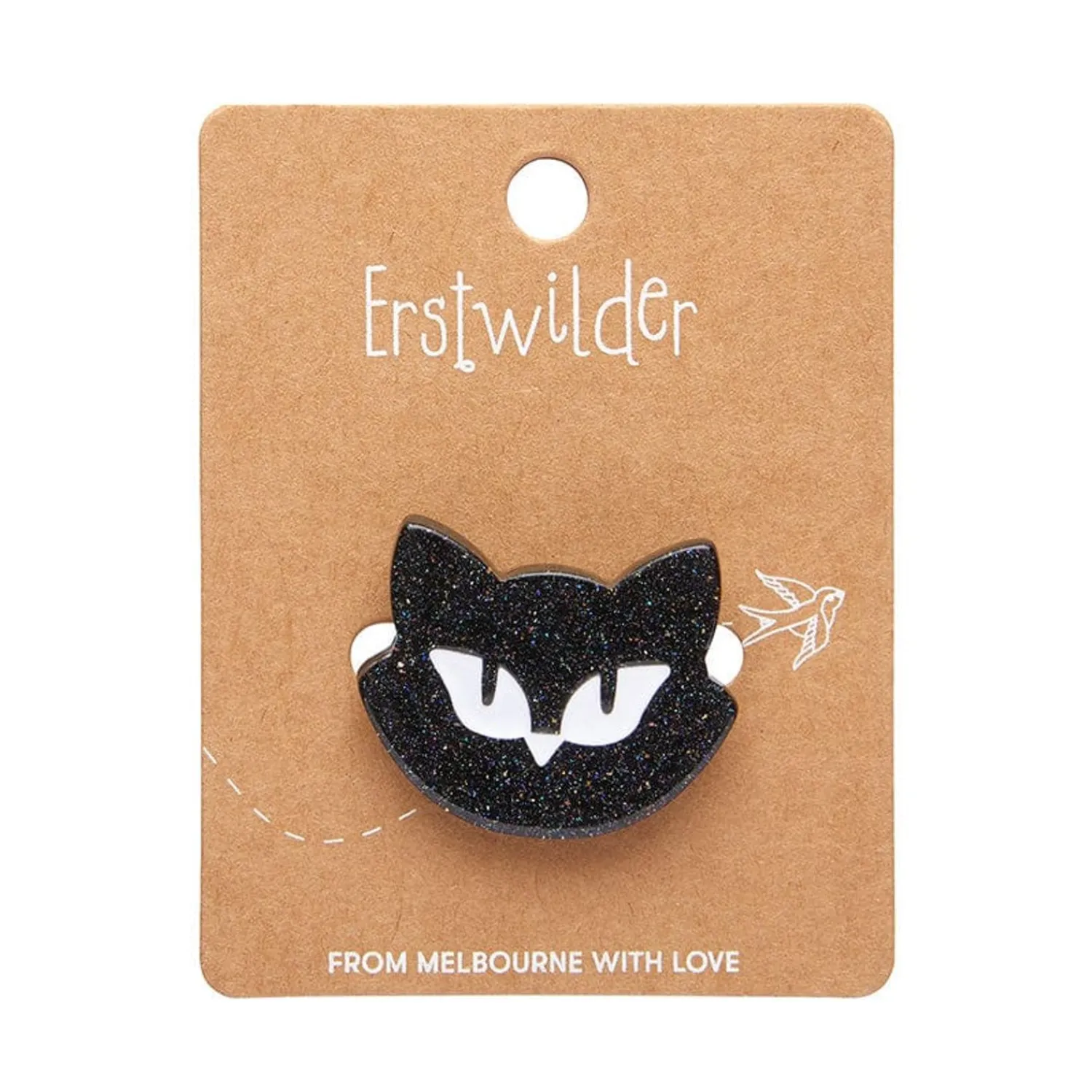 Shadow The Cat Mini Brooch^Erstwilder New