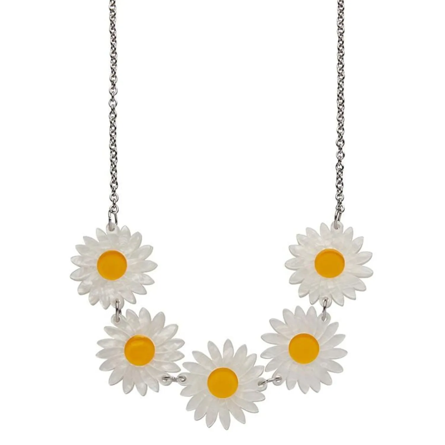 She Loves Me Daisy Necklace^Erstwilder Hot