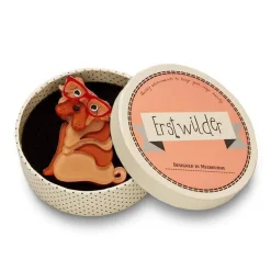 Shi-Ping The Shar Pei Dog Brooch^Erstwilder New