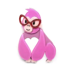 Short-Sighted Sophie Gorilla Brooch^Erstwilder Online
