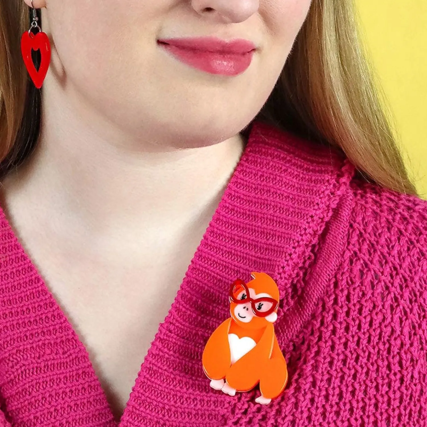 Short-Sighted Sophie Gorilla Brooch^Erstwilder Discount