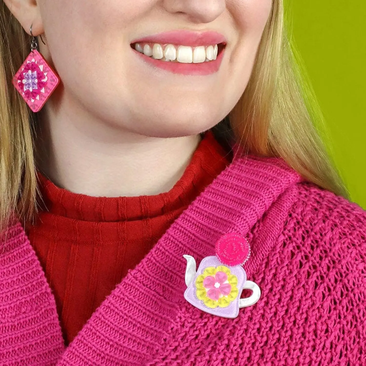 Short, Stout And Cosy Brooch^Erstwilder New