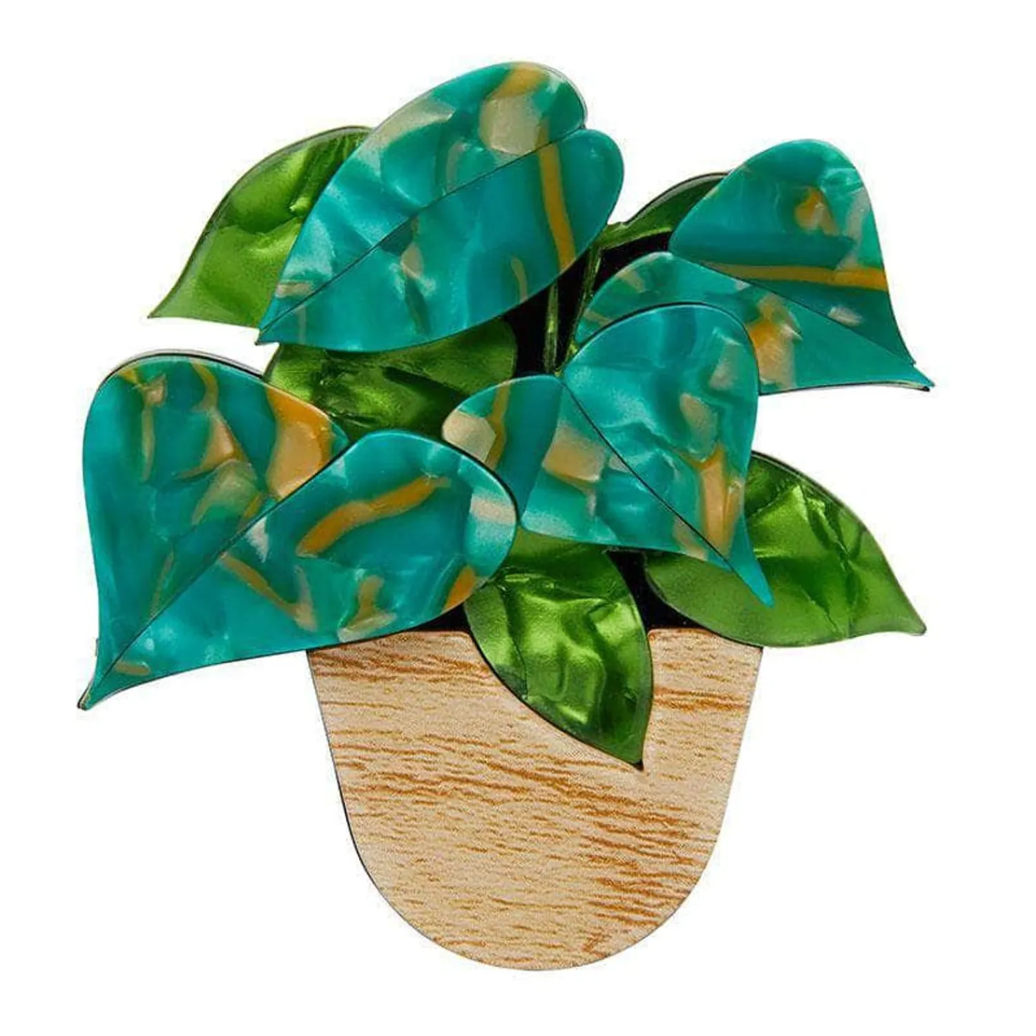 Show Me The Money Plant Brooch^Erstwilder