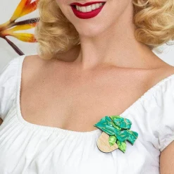 Show Me The Money Plant Brooch^Erstwilder