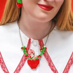 Sitting On A Strawberry Necklace^Erstwilder