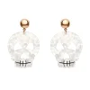 Skull Ripple Statement Earrings - White^Erstwilder Hot