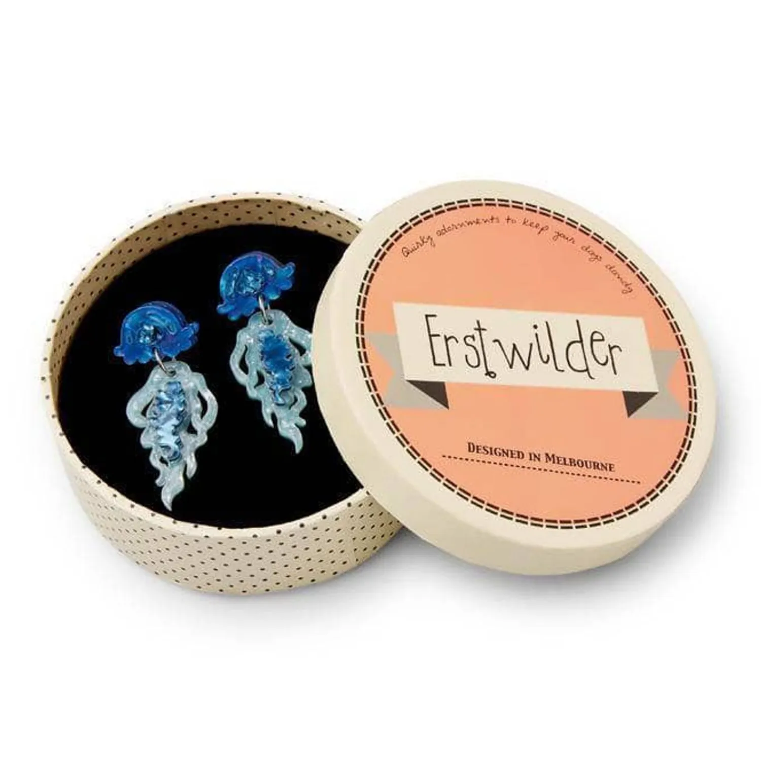 Slippin' Under Jellyfish Earrings^Erstwilder New