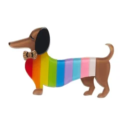 Spiffy The Supportive Dog Brooch^Erstwilder Sale