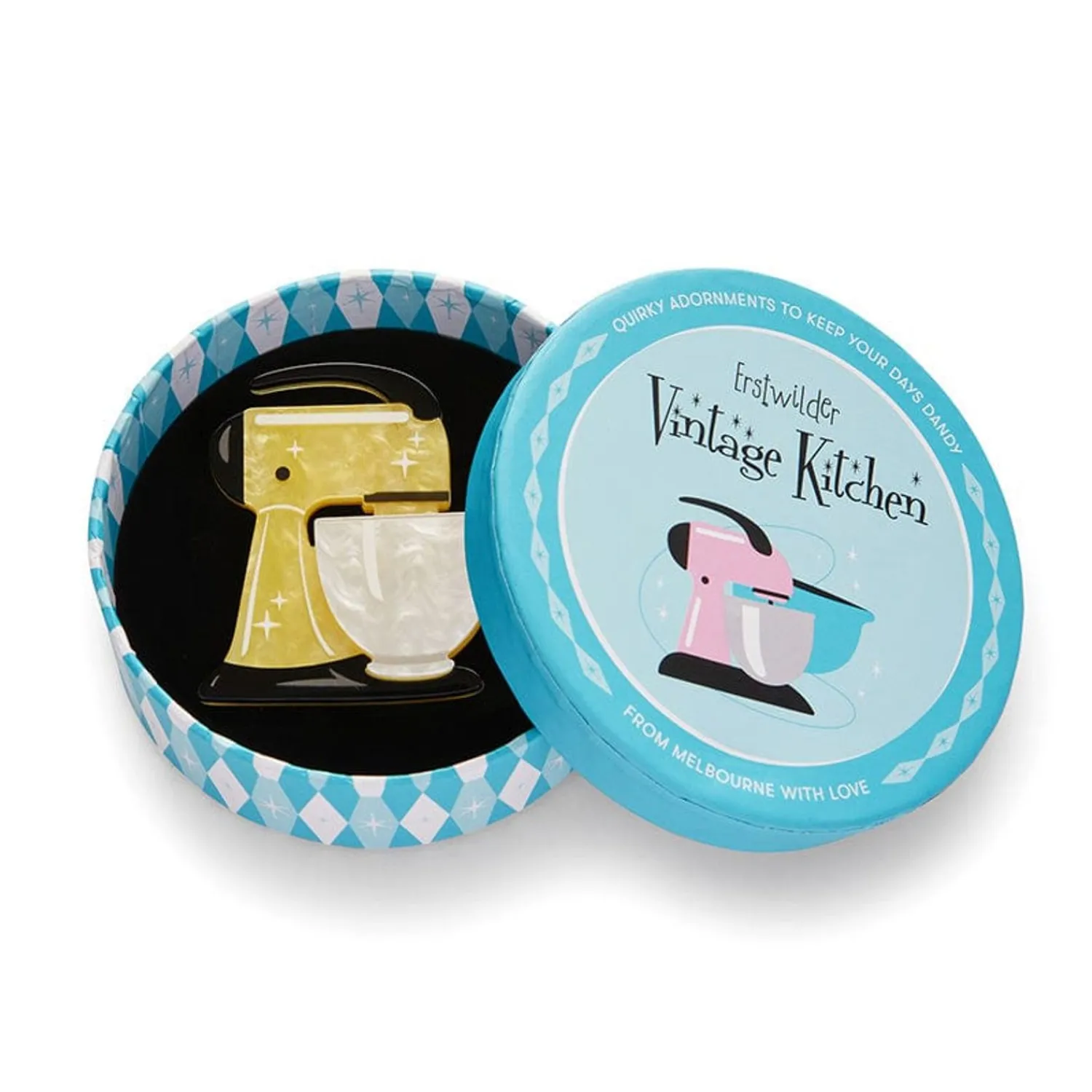 Spin Me Right Round Brooch^Erstwilder Hot