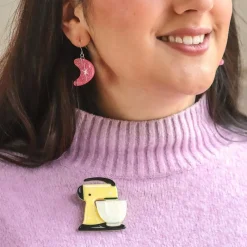 Spin Me Right Round Brooch - Lemon^Erstwilder Sale