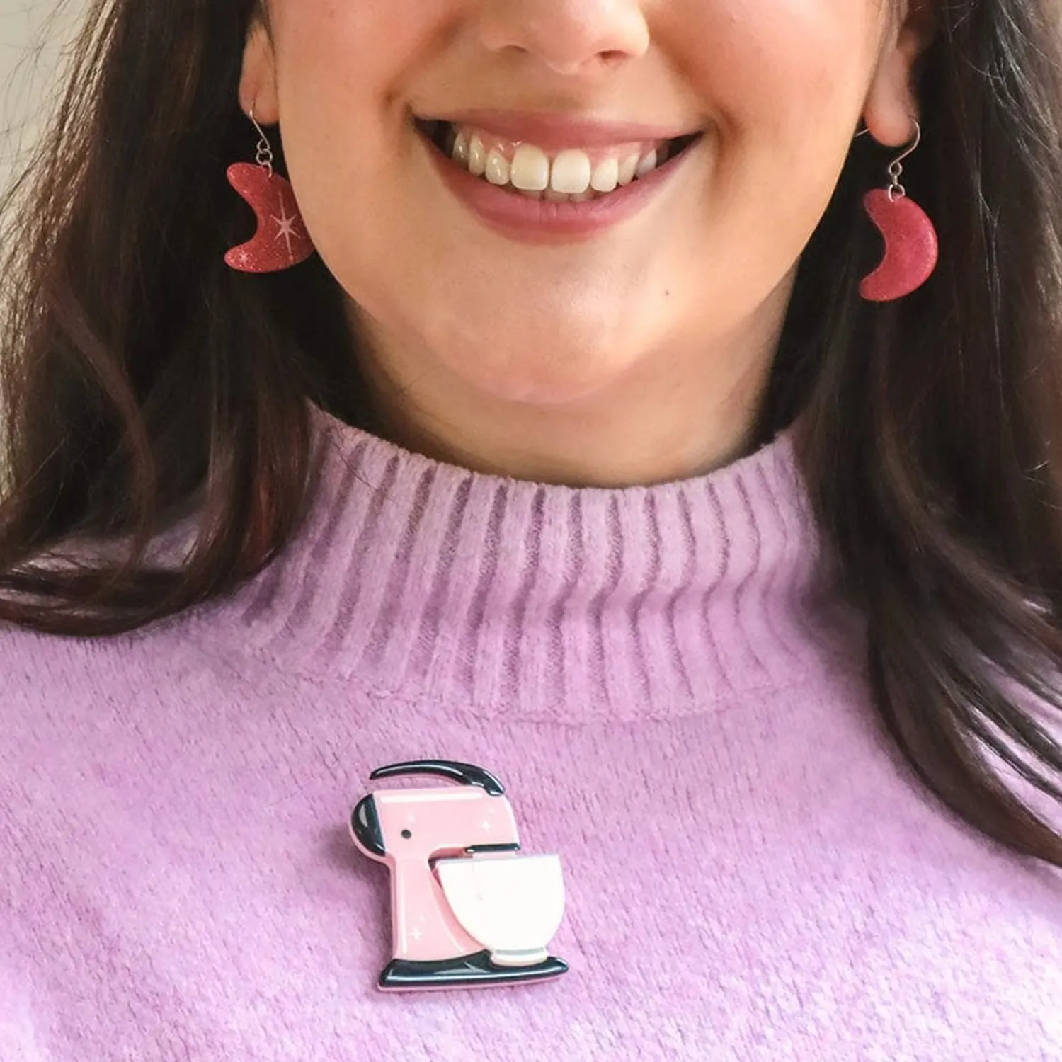Spin Me Right Round Brooch - Pink^Erstwilder Online