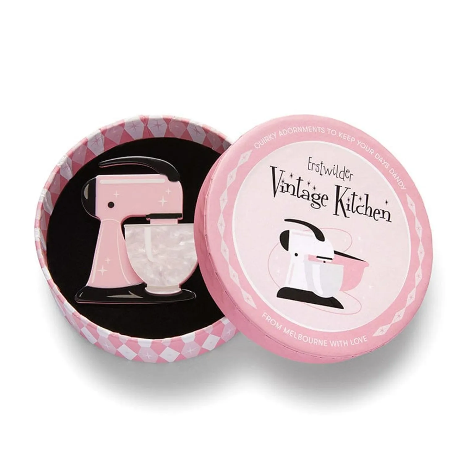 Spin Me Right Round Brooch - Pink^Erstwilder Online