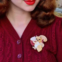 Squirreled Away Brooch^Erstwilder
