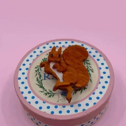 Squirrel Nutkin Brooch^Erstwilder Clearance