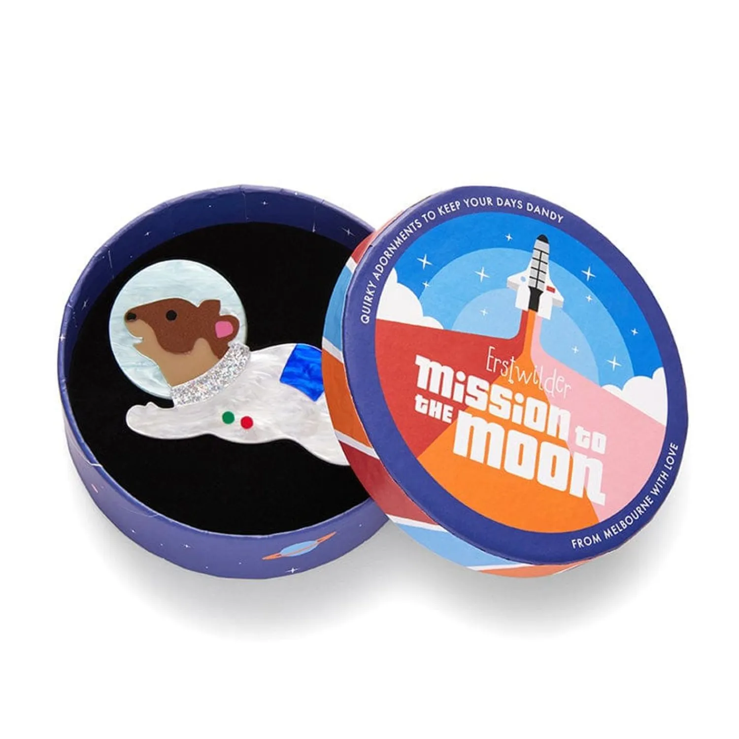 Stout-Hearted Spaceham Brooch^Erstwilder Best