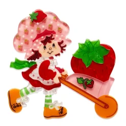 Strawberry Wheelbarrow Brooch^Erstwilder Discount